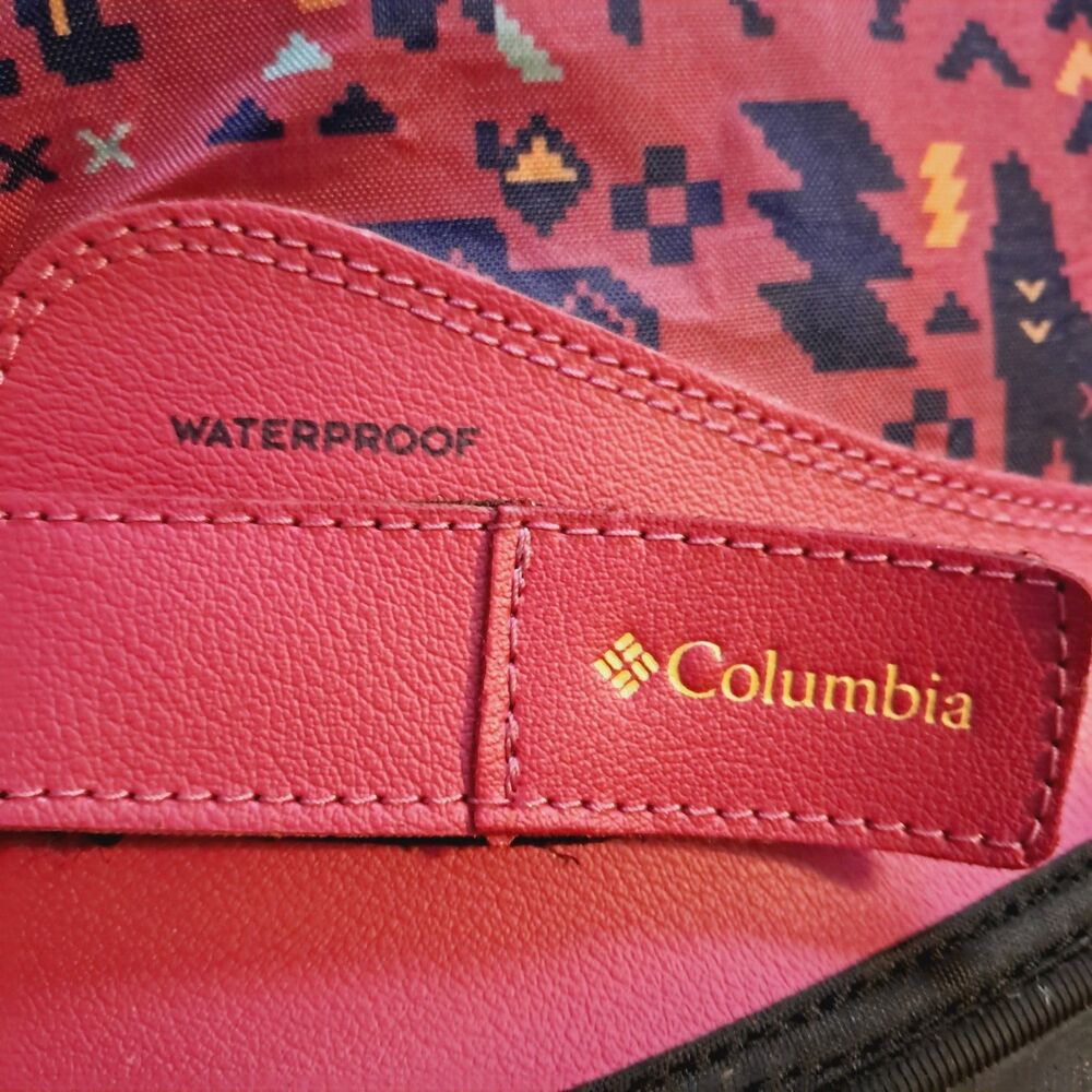 Columbia Powderbug Plus Boots Youth Girls Size 4 Pink Winter Snow Pull On - Picture 11 of 13
